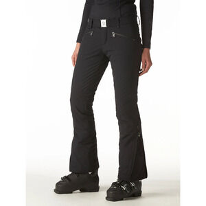NWT BOGNER Sport Fraenzi Mid Rise Ski Trousers Pants Black Women's Size US 10/L
